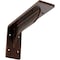 Ekena Millwork Embrey Steel Bracket, Antiqued Copper 2"W x 8"D x 4 1/4"H BKTM02X08X04EBACO - alternate 1